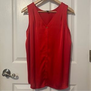 Express sleeveless top candy apple red Size Large